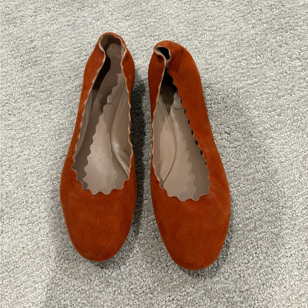Chloe Suede Flats